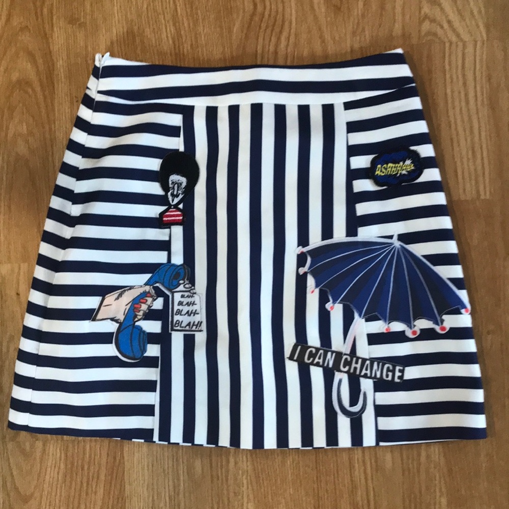Japanese mod mini skirt. S